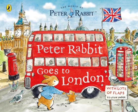 Book cover number 1 for Peter Rabbit : Peter Rabbit Goes To London written by Beatrix Potter published by Puffin