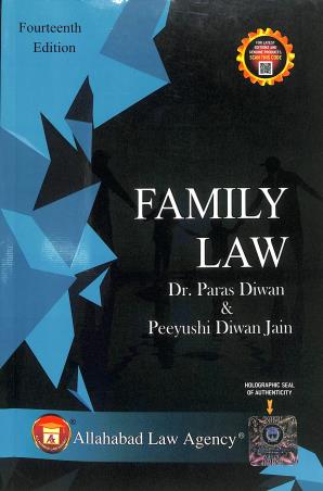 Book cover number 1 for Family Law written by Paras Diwan, Peeyushi Diwan Jain published by Allahabad Law Agency