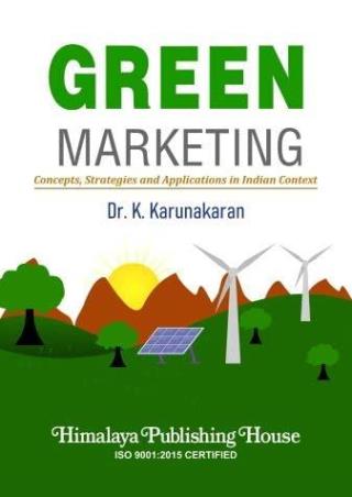 Book cover number 1 for Green Marketing written by K. Karunakaran published by Himalaya Publishing House