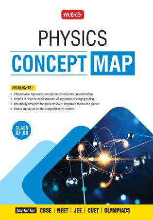 Book cover number 1 for Physics Concept Map (Class 11 - 12) written by NA published by MTG Learning Media (P) Ltd.
