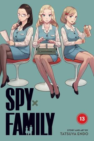 Book cover number 1 for Spy X Family 13 written by Tatsuya Endo published by Viz Media