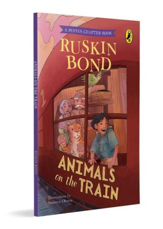 Book cover number 1 for Animals On The Train written by Ruskin Bond published by Puffin