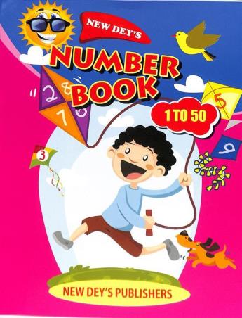 Book cover number 1 for New Deys Number Book 1 To 50 written by NA published by New Deys Publishers