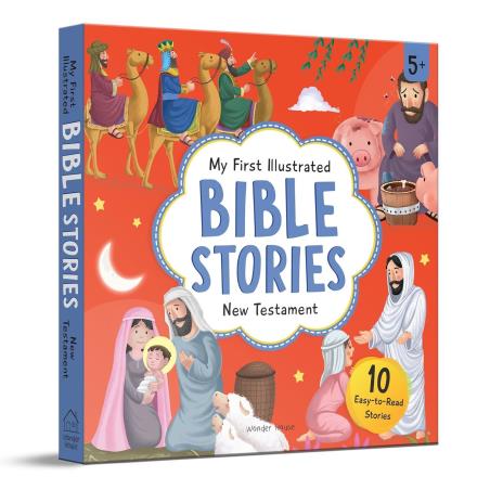 Book cover number 1 for My First Illustrated Bible Stories : New Testament written by NA published by Wonder House