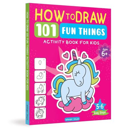Book cover number 1 for How To Draw : 101 Fun Things written by NA published by Wonder House