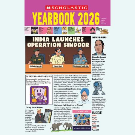 Book cover number 1 for Scholastic Yearbook 2026 written by NA published by Scholastic