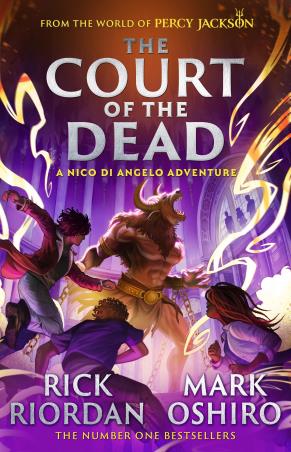 Book cover number 1 for The Court Of The Dead (The Nico Di Angelo Adventures) written by Rick Riordan, Mark Oshiro published by Puffin