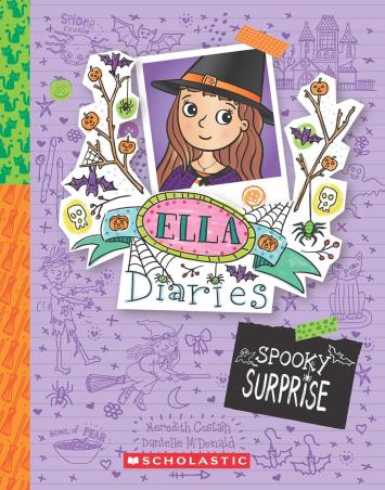 Book cover number 1 for Ella Diaries 23 : Spooky Surprise written by Meredith Costain published by Scholastic