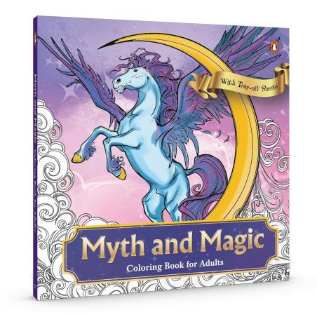 Book cover number 1 for Myth and Magic (Colouring Book For Adults) written by NA published by Penguin Books