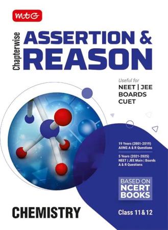 Book cover number 1 for Chapter Wise Assertion & Reason Chemistry NEET NCERT Class 11 & 12 (2026 Exam) written by NA published by MTG Learning Media (P) Ltd.